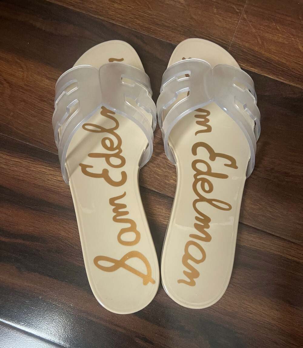 NEW Sam Edelman Bay Jelly Slide Sandals, Size 9 - Picture 7 of 7